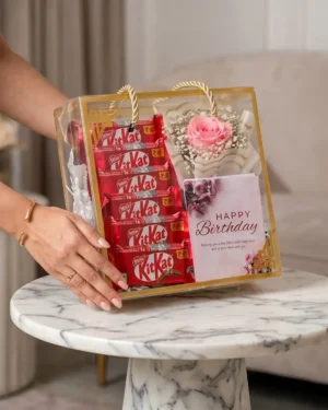 Birthday Bloom Chocolate Gift Bag