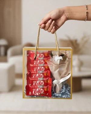 Choco Bloom Transparent Gift Bag