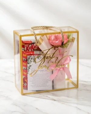 Just For You Floral Chocolate Hamper