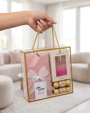 Luxury Perfume & Ferrero Birthday Hamper