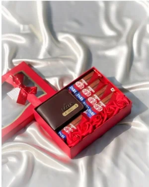 Wallet & Chocolate Rose Luxury Hamper