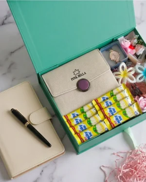 Premium Women's Gift Hamper with Wallet, Watch & Chocolates