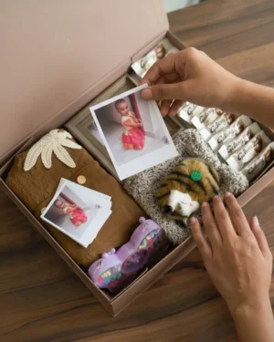 Premium Women's Gift Hamper with Saree, Photo Frame & Chocolates
