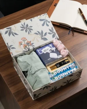 Luxury Men's Gift Hamper with Shirt, Earbuds & Perfume