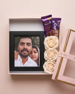 Luxury Personalized Photo & Chocolate Gift Box