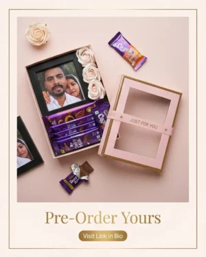 Luxury Personalized Photo & Chocolate Gift Box