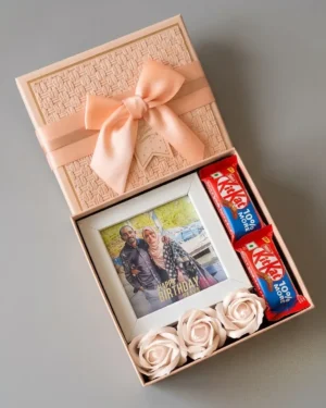 Personalized Photo Frame & Chocolate Gift Box