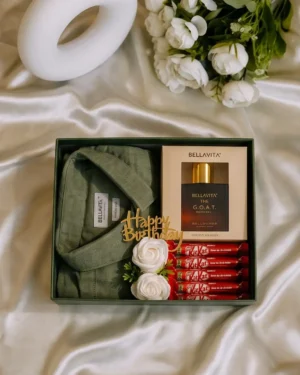 Premium Green Shirt Birthday Gift Hamper for Men