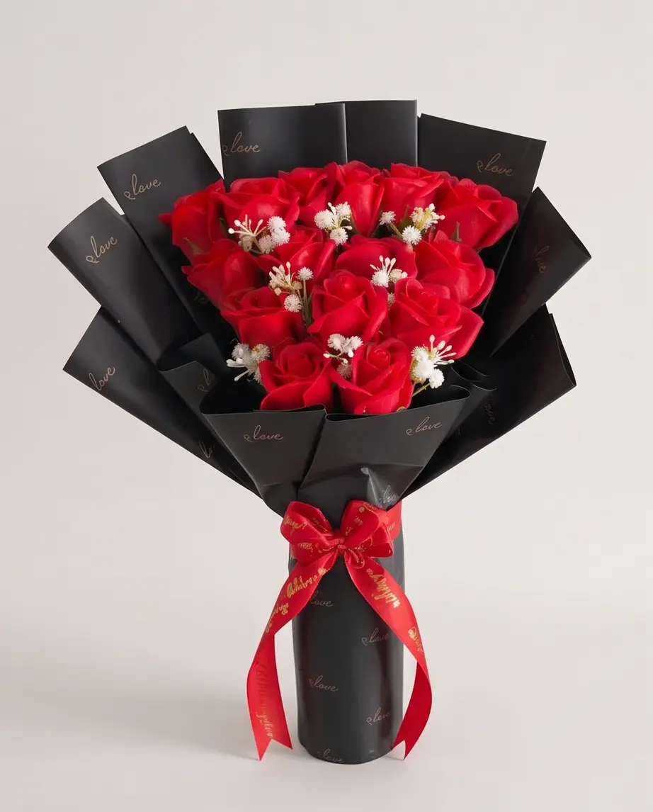Premium Luxury Red Rose Bouquet