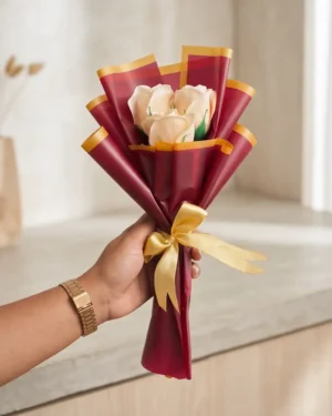 Classic White Rose Bouquet