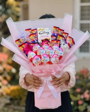 Kinder Joy & Chocolate Surprise Bouquet