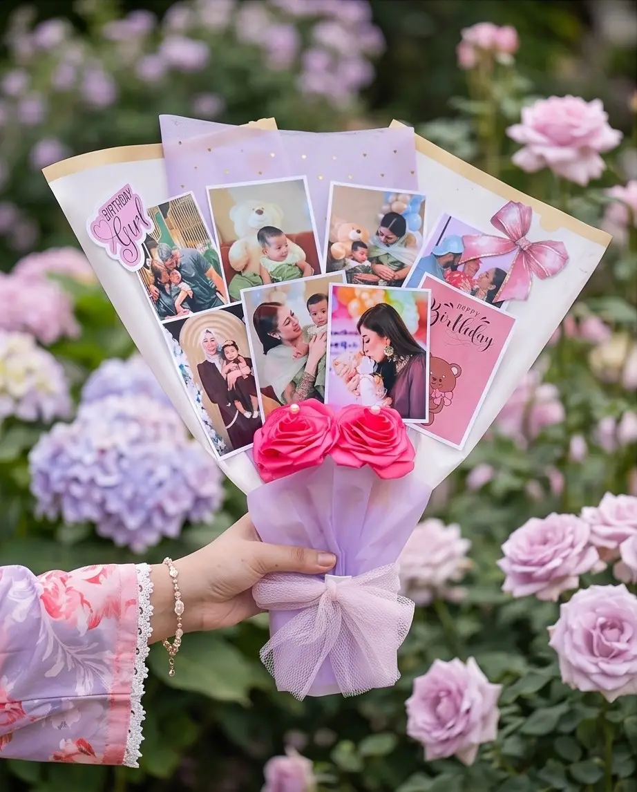 Personalized Birthday Photo Bouquet - Image 3