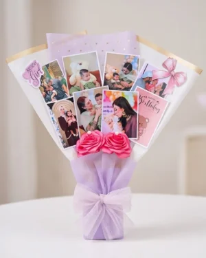 Personalized Birthday Photo Bouquet