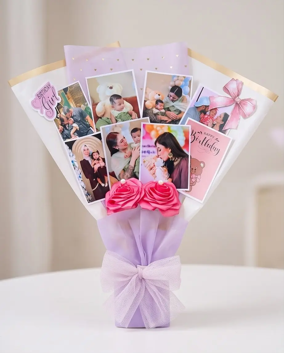 Personalized Birthday Photo Bouquet