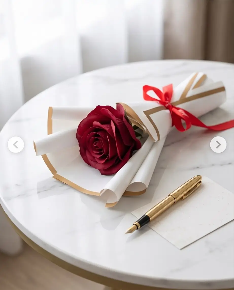 Single Rose Bouquet - Image 3