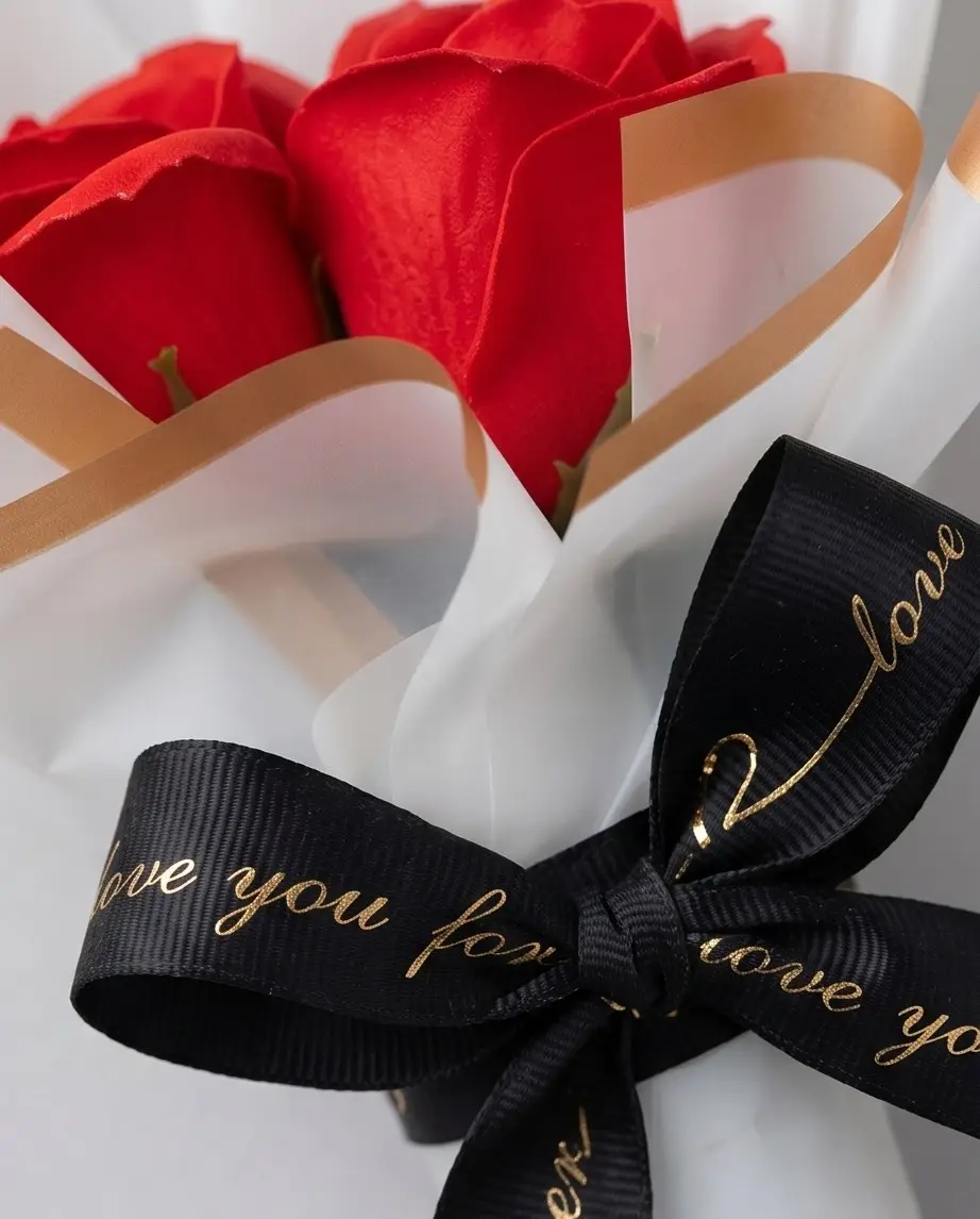 Two Red Rose Bouquet - Image 4