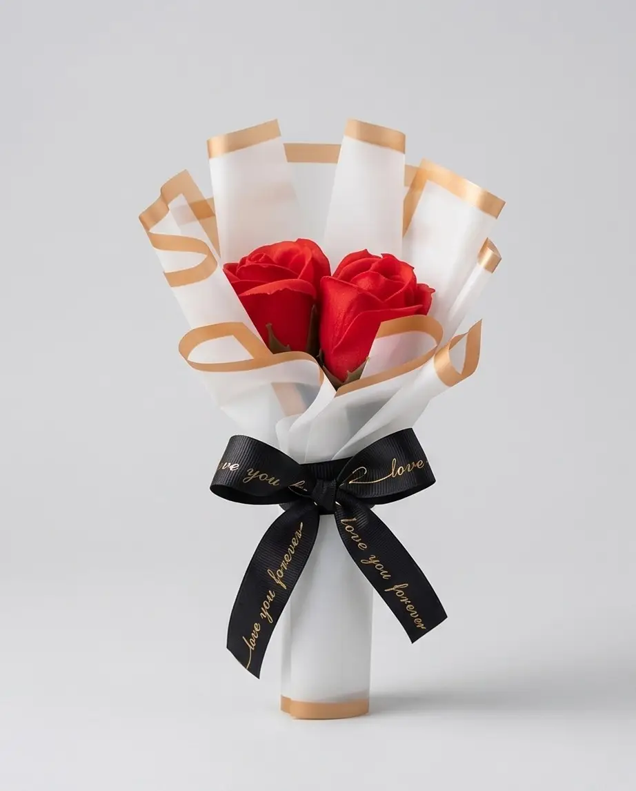 Two Red Rose Bouquet