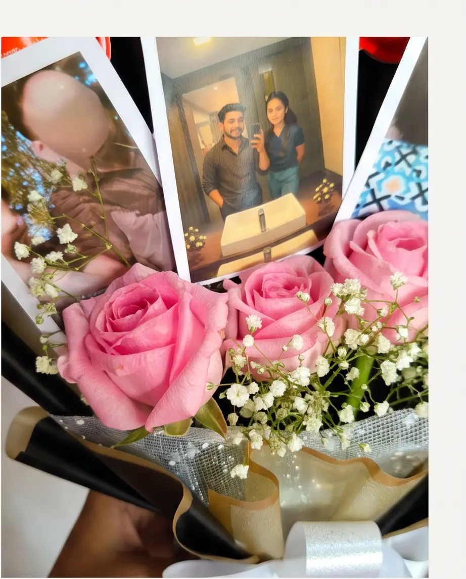 Personalized Kinder Joy Photo Bouquet - Image 2